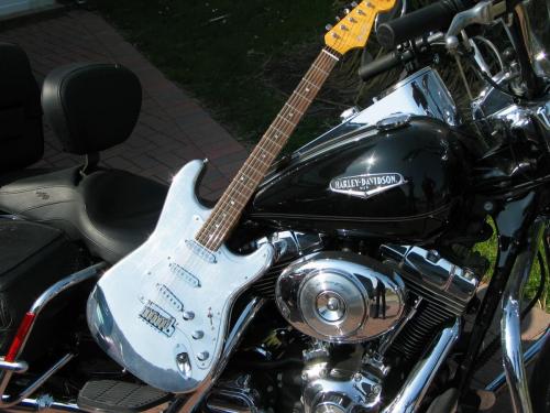 Chrome Strat/ Harley